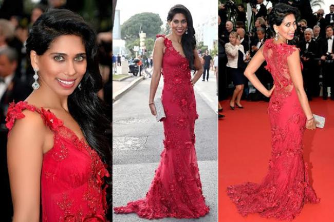 Actress Fagun Thakrar sizzles at the Cannes Film Festival