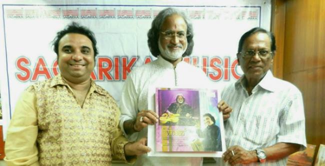 Pt. Vishwamohan Bhatt, Pt. Prodyut Mukherjee team up to launch  'Vihaan' recently