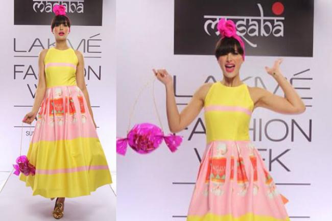 Nargis Fakhri shines at the first ever LFW Instagram show Nargis Fakhri shines at the first ever LFW Instagram show