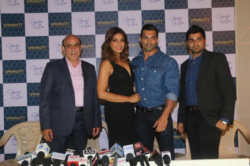 Bipasha Basu-Karan Singh Grover launch Springfit Mattresses Autograph Collection