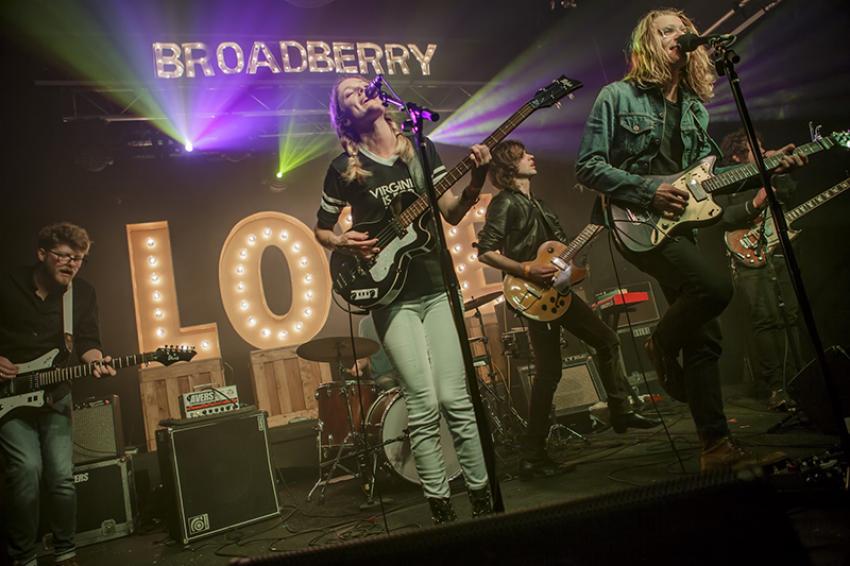 Music at The Broadberry in Richmond, Virginia