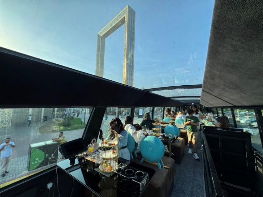 Bustronomy lets you sightsee and dine at the same time, pairing gourmet food with a moving double-decker experience. Photo: BusTronomy FB
