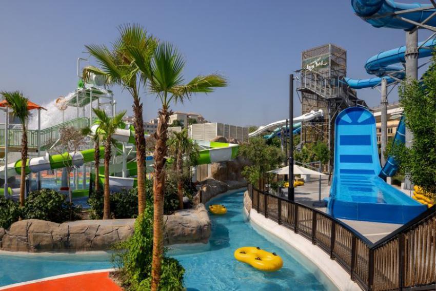 Where high-energy slides meet five-star comfort, this experience blends splashy thrills with luxury amenities. Photo: Grand Hyatt Dubai FB