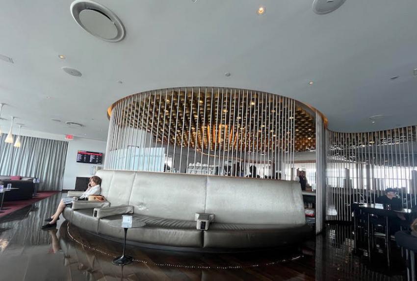A stylish stopover, courtesy of Priority Pass. Photo: Sujoy Dhar