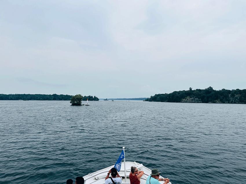 A tranquil river cruise amid the rich beauty of the Thousand Islands. Photo: Sujoy Dhar
