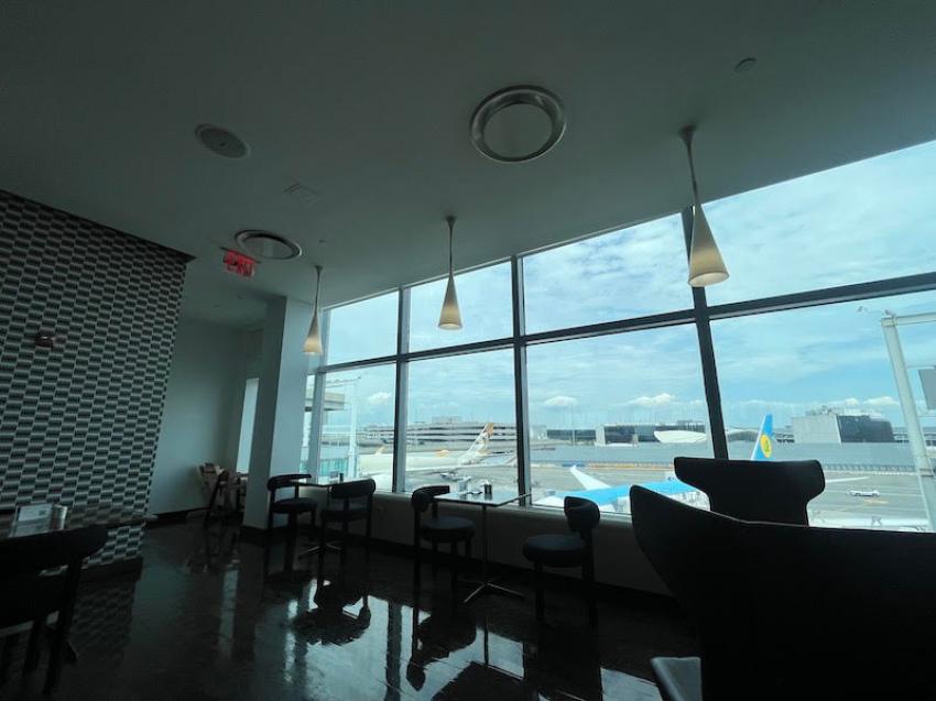 Runways stretch out from the lounge. Photo: Sujoy Dhar