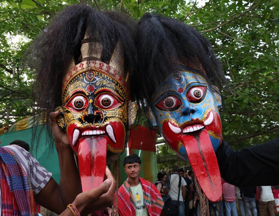 Where masks, faith and tradition come alive: Hili&rsquo;s Bikat Kali Puja on the India&ndash;Bangladesh border