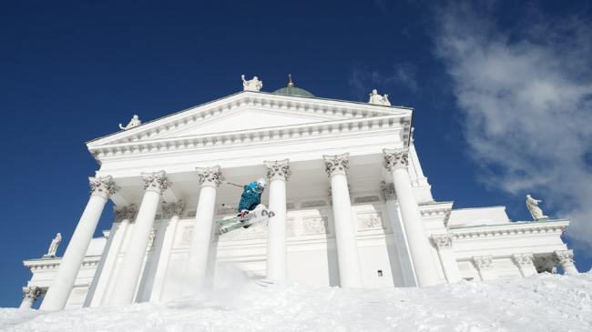 On The Move in Snowy Helsinki