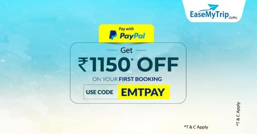 EaseMyTrip.com offers Rs. 1150 off on first transaction EaseMyTrip.com offers Rs. 1150 off on first transaction