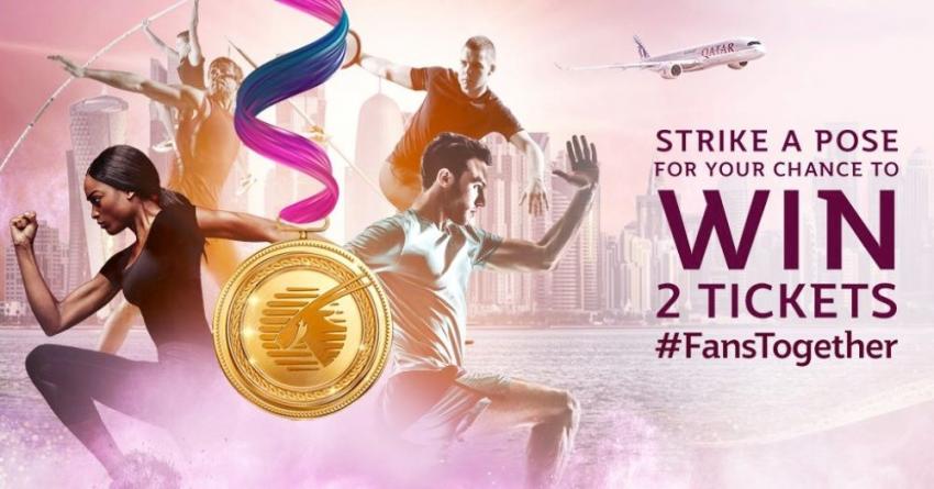 Qatar Airways offers 'lucky winners' tickets to IAAF World Athletics Championships Doha 2019 Qatar Airways offers 'lucky winners' tickets to IAAF World Athletics Championships Doha 2019