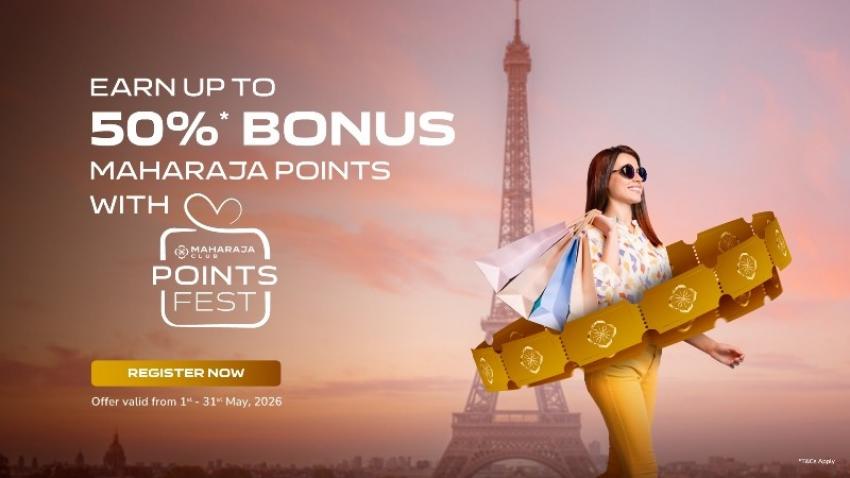 Air India Unveils Points Fest to Mark 100 Maharaja Club Partnerships