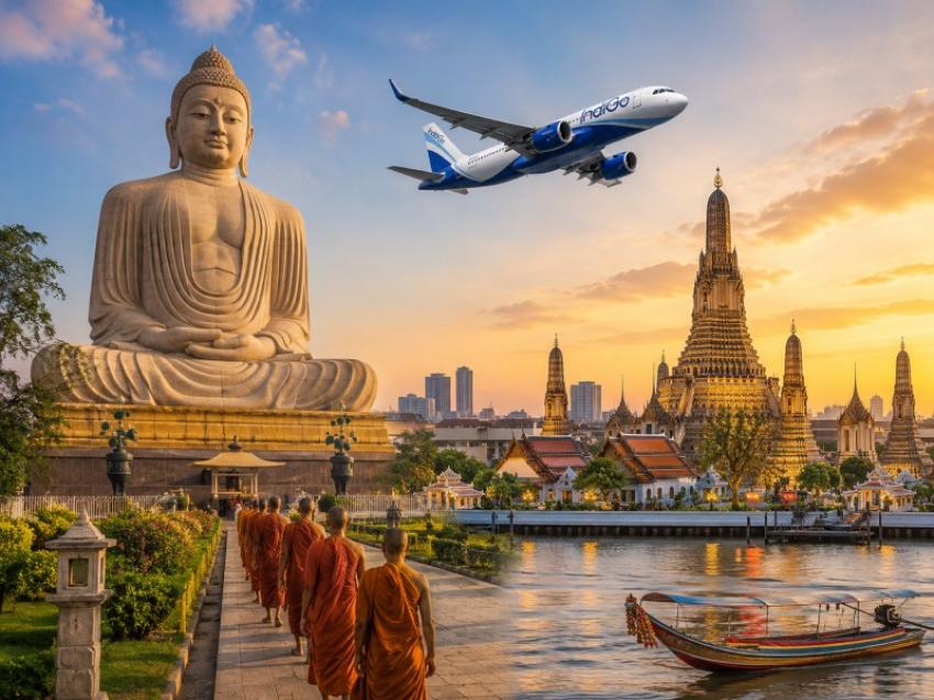 IndiGo's New Gaya-Bangkok Direct Flights to Promote Buddhist Tourism in Bihar