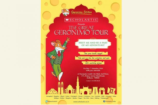 Starmark to host The Great Geronimo Tour for children on May 7 Starmark to host The Great Geronimo Tour for children on May 7