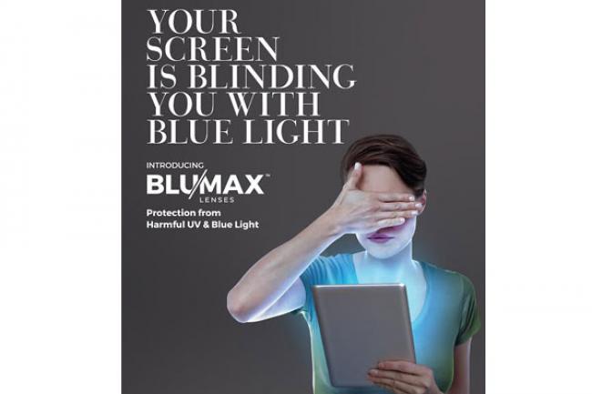 Vision Rx Lab's Blumax technology to provide strain free visual experience