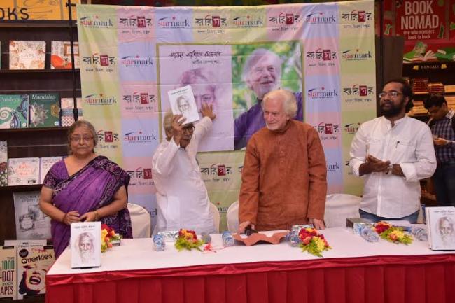 Starmark,  Karigar host launch of Martin Kampchen’s new book Anubhabe Anudhyane Rabindranath