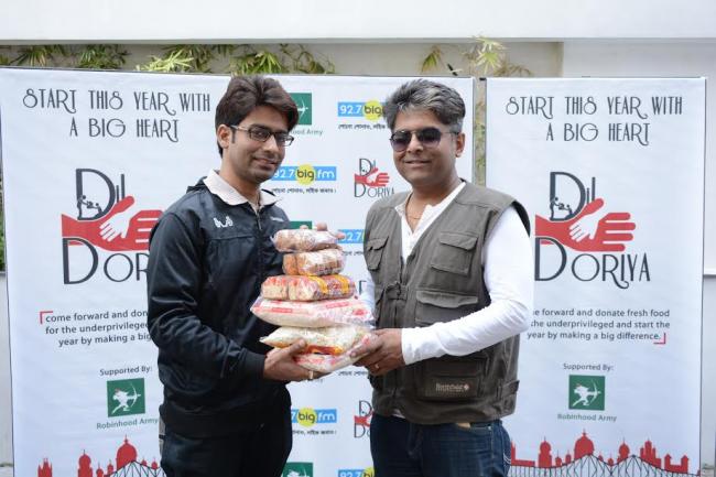 92.7 Big FM joins hands wihth Robinhood Army for Dil Dariya campaign 92.7 Big FM joins hands wihth Robinhood Army for Dil Dariya campaign