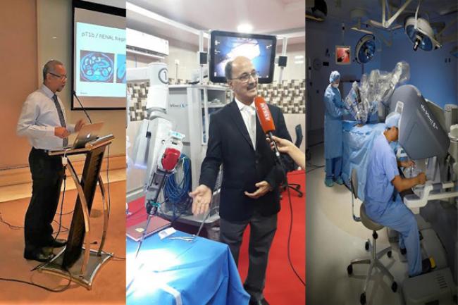 Oncology surgeons from North East India meet surgical robot Oncology surgeons from North East India meet surgical robot
