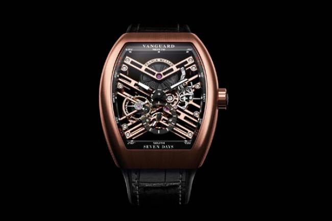 Vanguard 7 day’s power reserve skeleton from Franck Muller