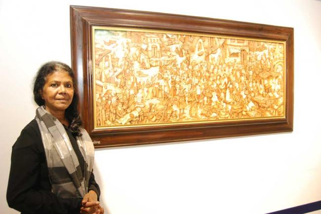 Artist Milburn Cherian of 'The Healer' fame holds solo exhibition in Kolkata Artist Milburn Cherian of 'The Healer' fame holds solo exhibition in Kolkata