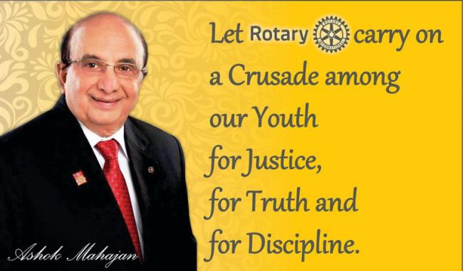 Rotary plays an important role in inspiring the youth Rotary plays an important role in inspiring the youth