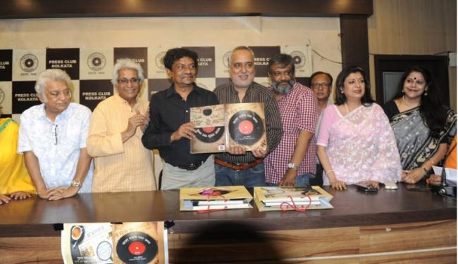 Filmmaker Gautam Ghosh and other celebrities launch two books by veteran musician Subrata Bhattacharya