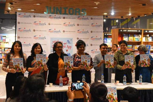 Starmark hosts launch of Sourabh Mukherjee’s book for children Micky and The Magic App