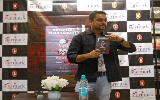 Starmark hosts launch of Novoneel Chakraborty’s Half Torn Hearts Starmark hosts launch of Novoneel Chakraborty’s Half Torn Hearts