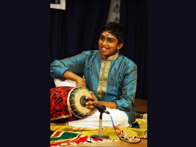Child prodigy Karthik Iyer performs for the Mitty Advocacy Project at San Jose Child prodigy Karthik Iyer performs for the Mitty Advocacy Project at San Jose