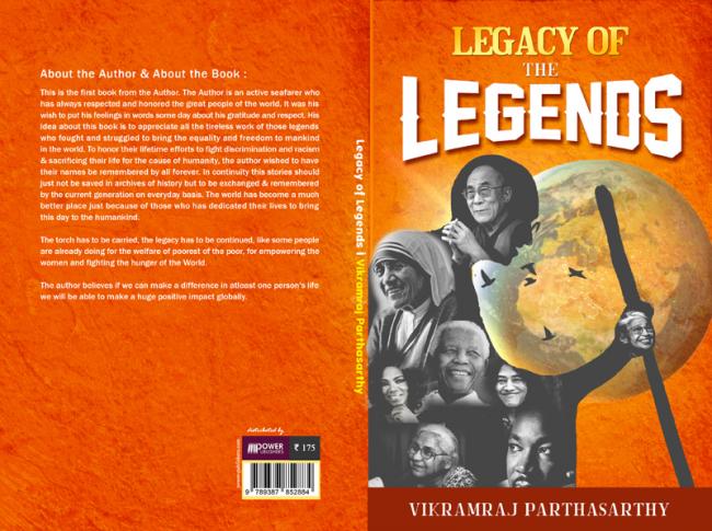 Author interview: Vikramraj Parthasarthy talks about his book Legacy of the Legends Author interview: Vikramraj Parthasarthy talks about his book Legacy of the Legends