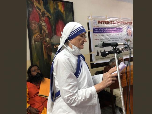 Interfaith prayer held at Kolkata's Mother House