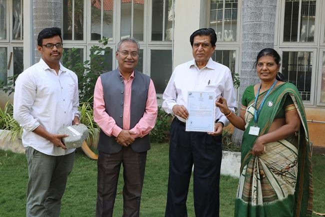 Concrete Vision: Sona College’s green tech innovation gets patent Concrete Vision: Sona College’s green tech innovation gets patent