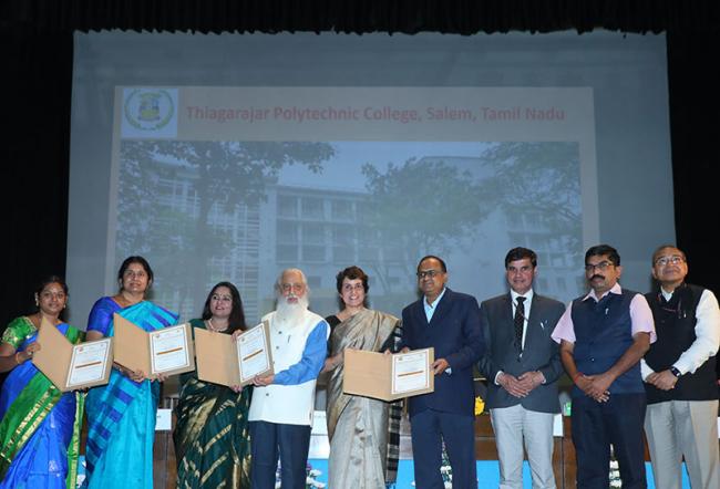 2 out of 8 winners in AICTE Lilavati awards conferred to Salem’s Sona College of Technology, Thiagarajar Polytechnic College teams 2 out of 8 winners in AICTE Lilavati awards conferred to Salem’s Sona College of Technology, Thiagarajar Polytechnic College teams