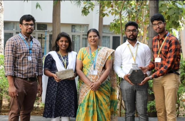 Sona College students turn Covid trash into cement-free bricks with innovative method