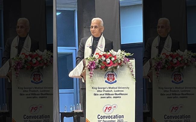 KGMU honours inaugural VC, urologist and robotic surgery champion Mahendra Bhandari with DSc KGMU honours inaugural VC, urologist and robotic surgery champion Mahendra Bhandari with DSc