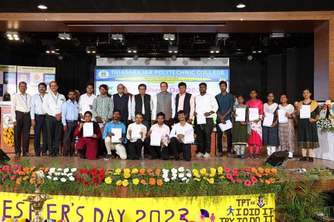 Thiagarajar Polytechnic College celebrates 66th Freshers’ Day