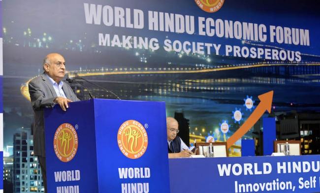 Reject Macaulayan education, reclaim Indian values: H M Bangur&rsquo;s big World Hindu Economic Forum pitch