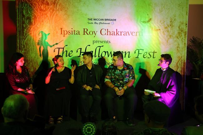 The panel of filmmakers and actors discussed “Ghosts Before the Camera,” recounting their paranormal encounters during film shoots. Photo: Organisers