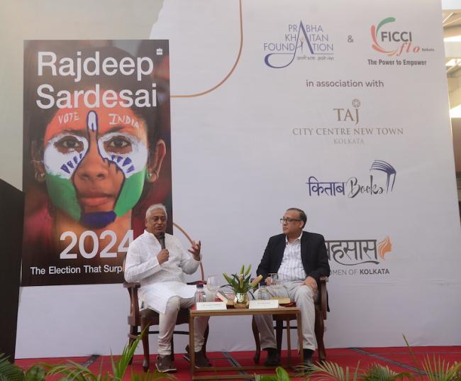 Women decide Indian elections now: Veteran journalist Rajdeep Sardesai at Kitaab event in Kolkata Women decide Indian elections now: Veteran journalist Rajdeep Sardesai at Kitaab event in Kolkata