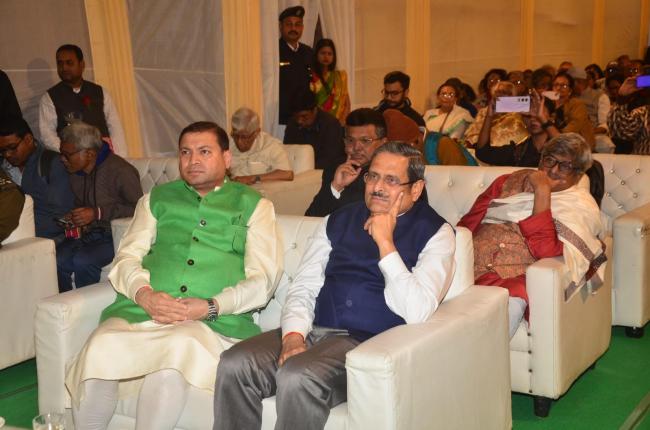  (Front row) Sundeep Bhutoria, Secretary General, The Bengal, with Kolkata CP Manoj Verma at the event. Photo: PR Team
