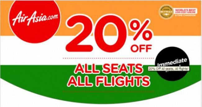 AirAsia India lowers fares, offers 20 pct discount AirAsia India lowers fares, offers 20 pct discount