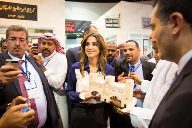 Jordon's Queen Rania meets global journalists in Amman