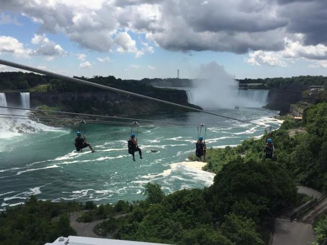 Niagara Parks, WildPlay Niagara Falls officially open WildPlay's MistRider Zipline to falls attraction Niagara Parks, WildPlay Niagara Falls officially open WildPlay's MistRider Zipline to falls attraction