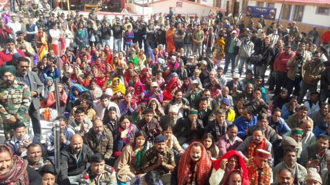 Gangotri shrine in Garwhal Himalayas closes on Monday for winter recess Gangotri shrine in Garwhal Himalayas closes on Monday for winter recess