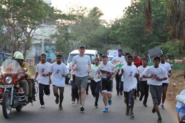 Australia thanks India for support to marathon man Pat Farmer Australia thanks India for support to marathon man Pat Farmer