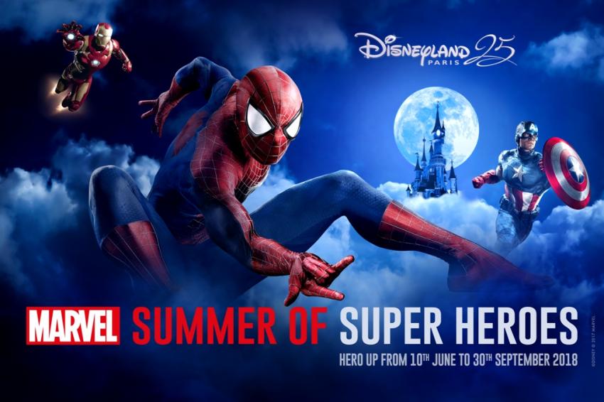 Marvel Superheroes come to Disneyland Paris in 2018 summer