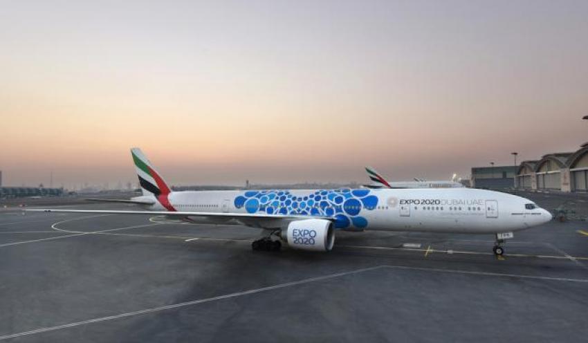 Emirates unveils aircraft with new Expo 2020 Dubai livery Emirates unveils aircraft with new Expo 2020 Dubai livery