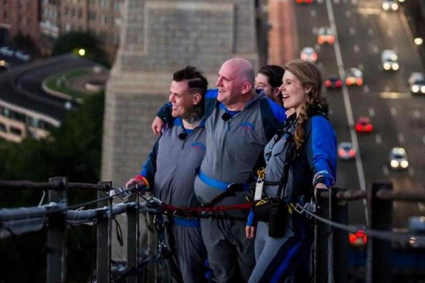 Sydney Harbour Bridge hosts first same-sex marriage in Australia