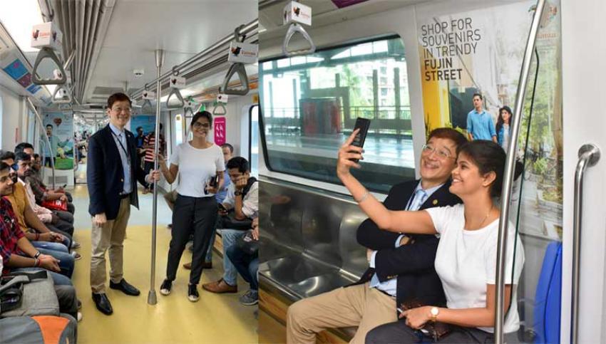 Taiwan Tourism Bureau gets on track with the Mumbai Metro Taiwan Tourism Bureau gets on track with the Mumbai Metro