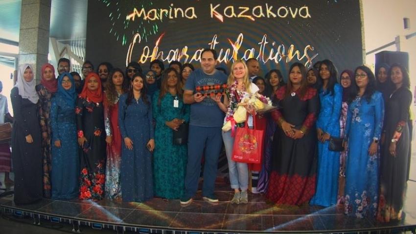 Maldives welcomes the 1.5 millionth tourist of 2019 Maldives welcomes the 1.5 millionth tourist of 2019
