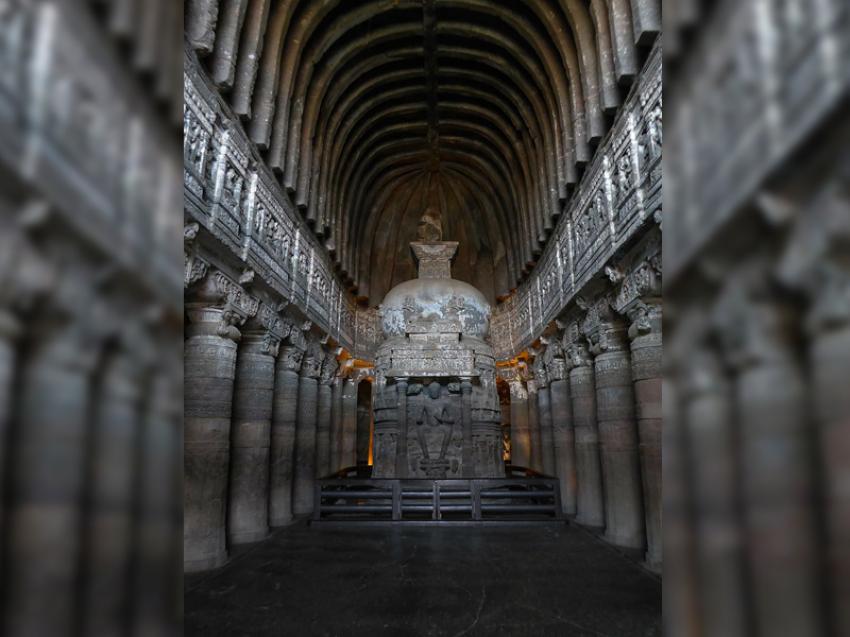 Maharashtra: Ajanta caves reopen after 9 months' closure owing to Covid Maharashtra: Ajanta caves reopen after 9 months' closure owing to Covid